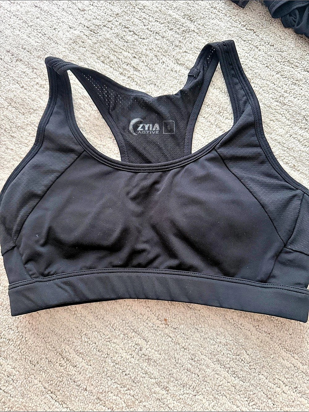 Zyia Active Bomber Bra Black Sports Bra
